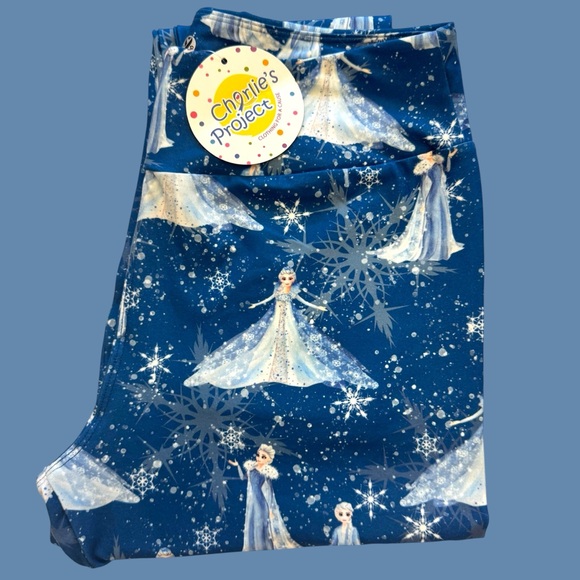 Charlie’s Project Disney’s Frozen Elsa Soft as Cloud Women’s Leggings | One Size - Picture 5 of 12